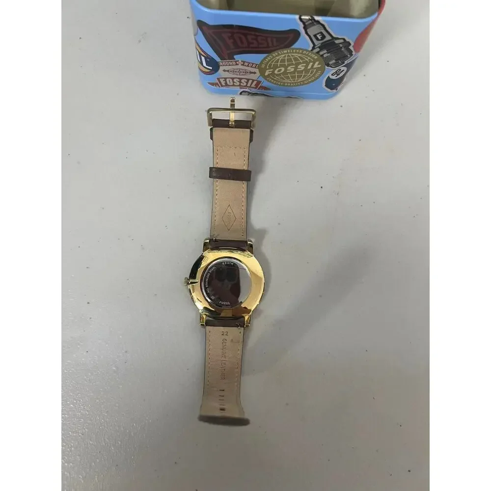 Fossil FS5397 Minimalist Gold Tone Men's Quartz Wristwatch